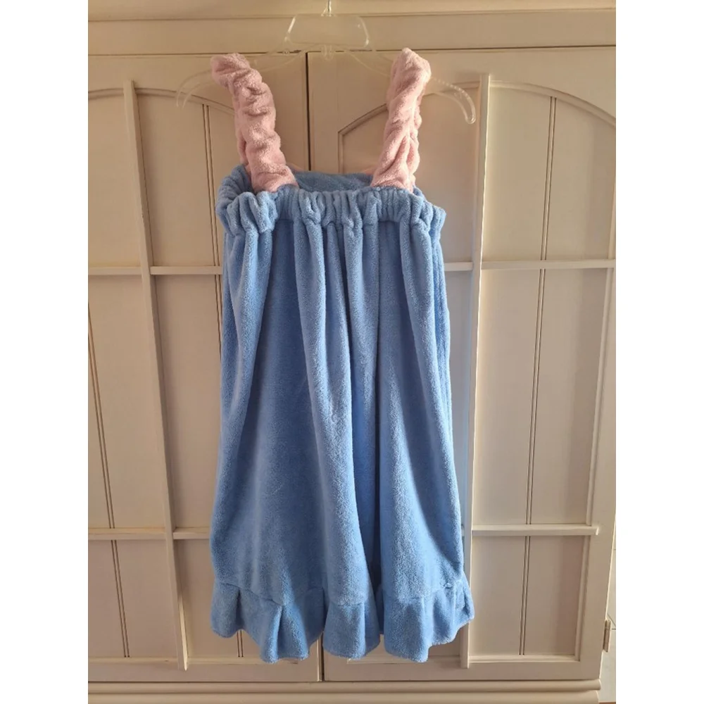 Women  Bath wrap elastic Robe S/M